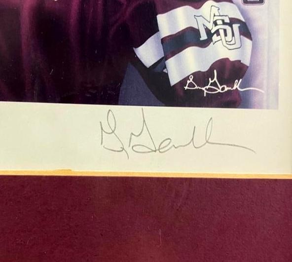 Mississippi State Greg Gamble Signed Print - 3