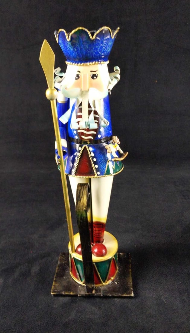 Three Battledamaged Wooden Tin Nutcrackers - 2