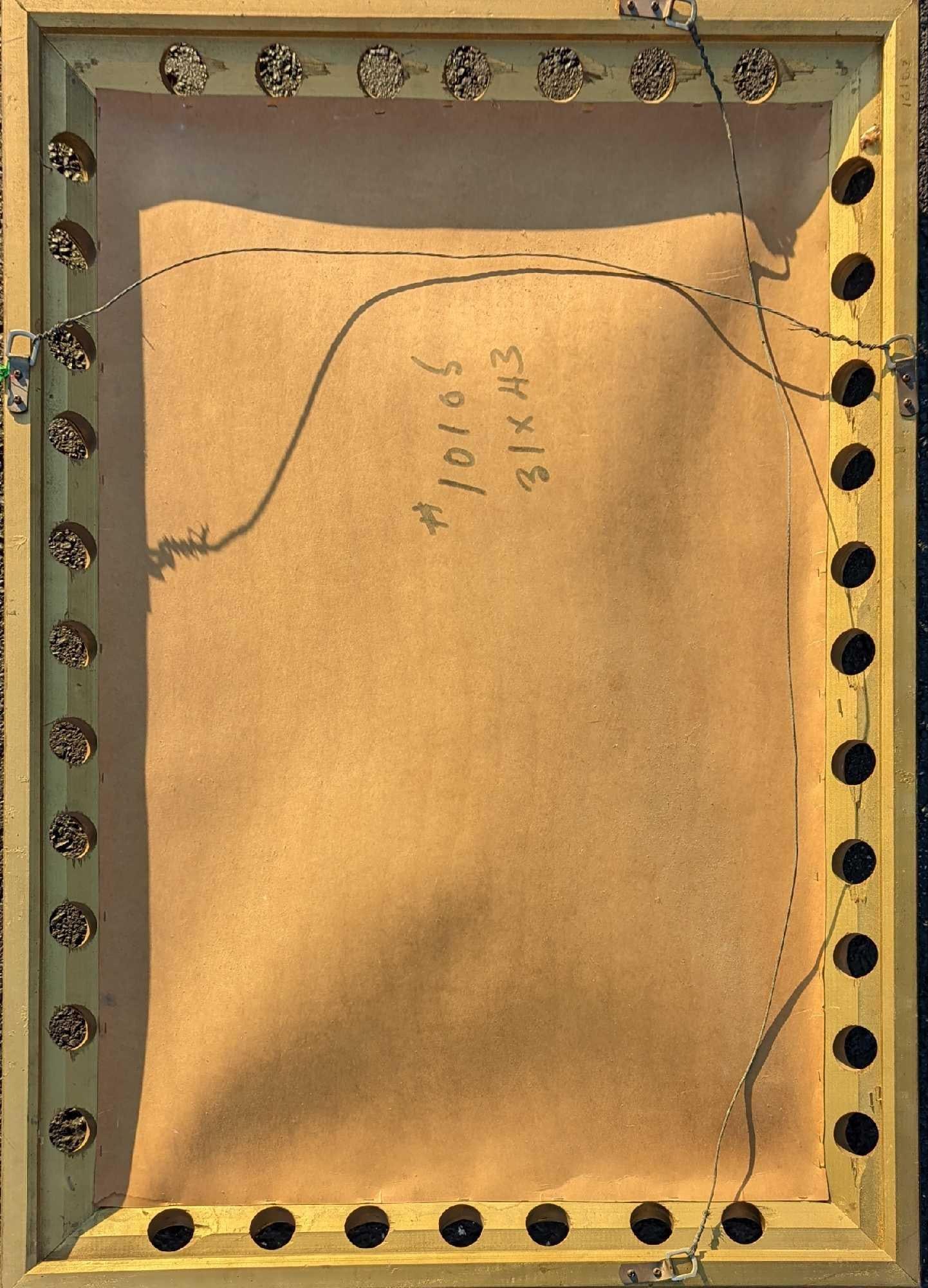 Vintage Large Framed Mirror - 3