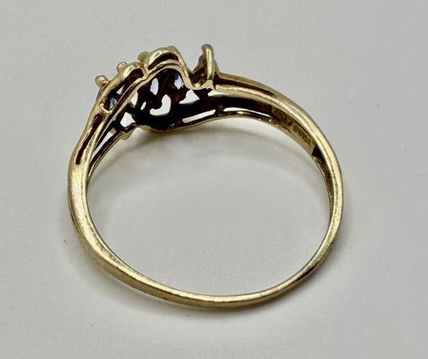 10k Gold Tanzanite Ring (1 Stone Missing) - 2