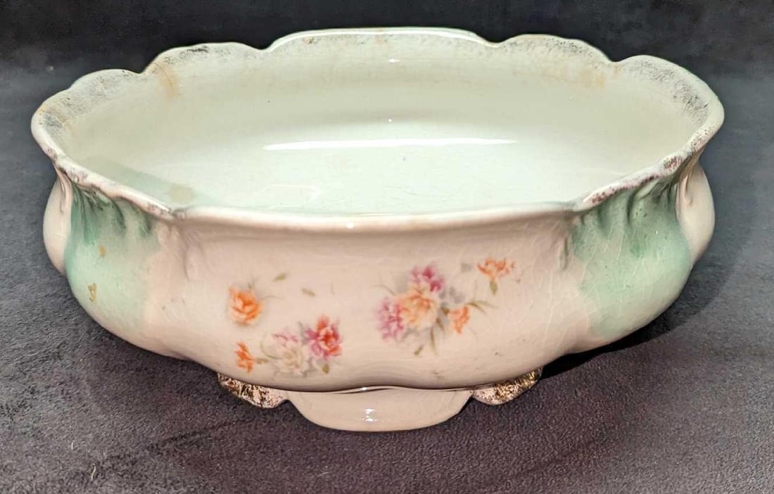 Vintage Porcelain Floral Bowl (1 of 8)