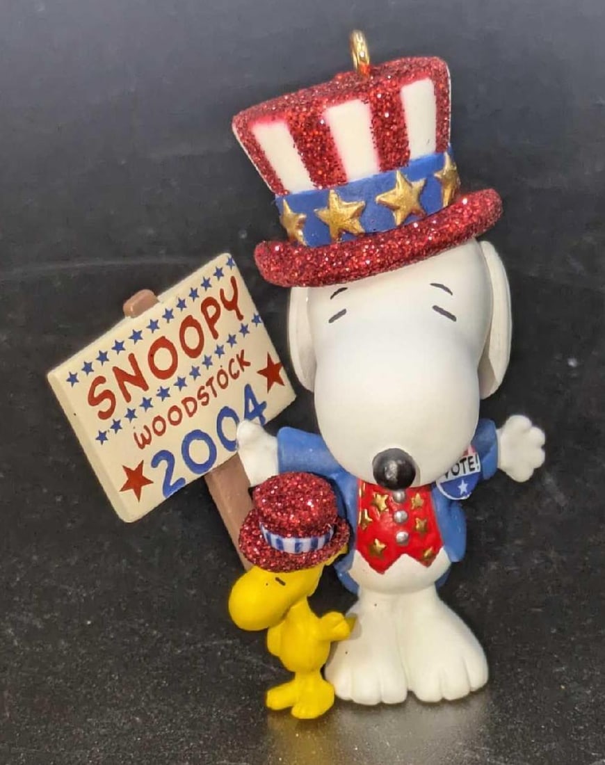 Hallmark Keepsake The Winning Ticket Spotlight on Snoopy Collectors Series B: Hallmark Keepsake The Winning Ticket Spotlight on Snoopy Collectors Series B. "The Winning Ticket" from "Spotlight on Snoopy". "Snoopy's on the campaign trail, his heart is filled with pride. He's sur