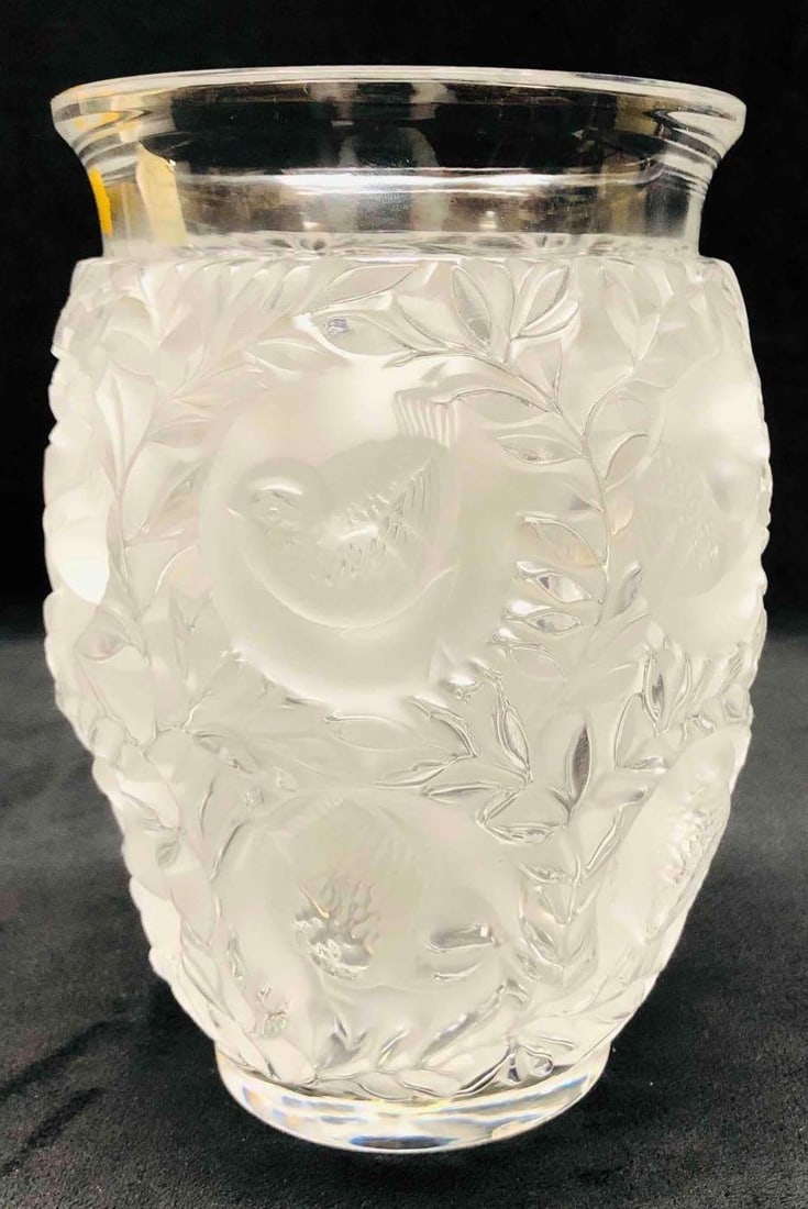 Signed Lalique Bagatelle Vase (1 of 11)
