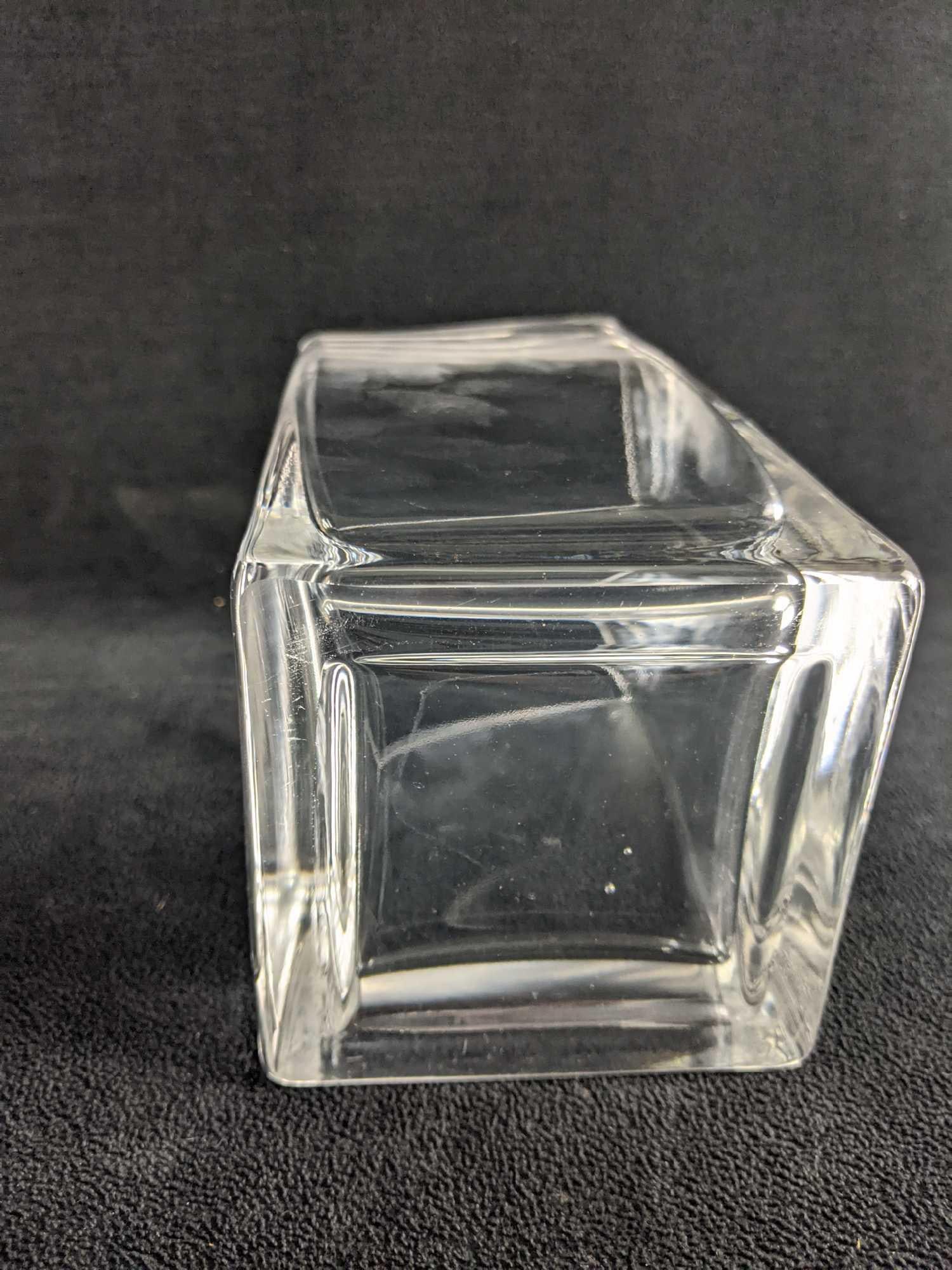 Glass Candle Holder Rectangular Candle Holder - 6