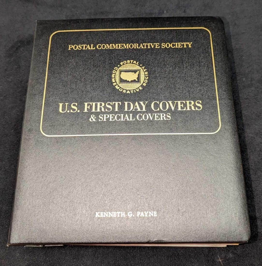 Postal Commemorative Society First Day Covers: Postal Commemorative Society First Day Covers. Has 1993 & 1994. All come in a binder that is approx 9 3/4" x 2 3/4" x 10 3/4" and it weighs 4.88 lbs. Has over 75 envelopes with stamps. Is missing the