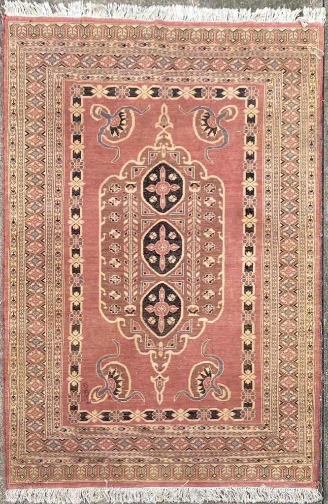 Soft Wool Rug, Possibly Turkish - 6