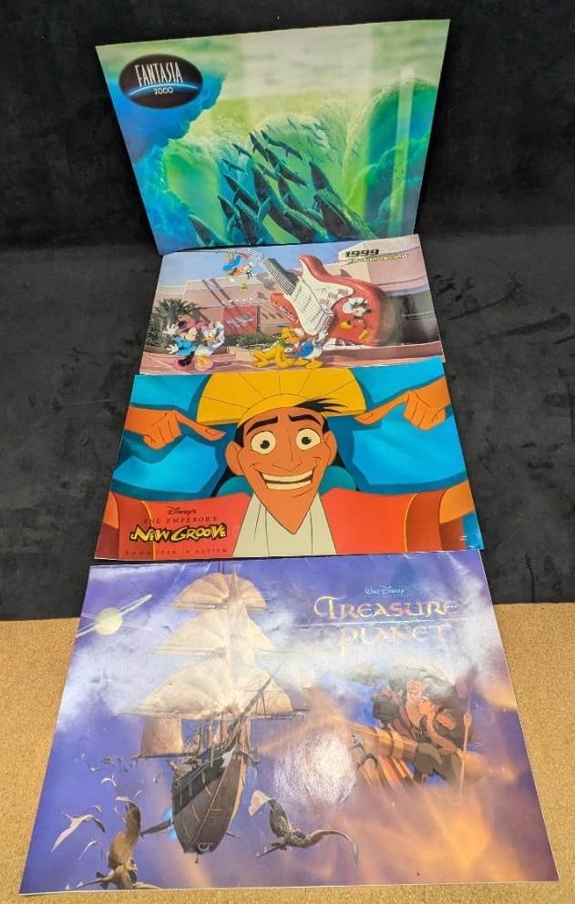 4 Disney Cast Member Exclusive Eyes & Ears Magazines: 4 Disney Cast Member Exclusive Eyes & Ears Magazines. Each magazine is approx 17" x 1/8" x 11" and the total weight is 0.50lb. The covers have shelf wear. Please see the images for a listing of the ma