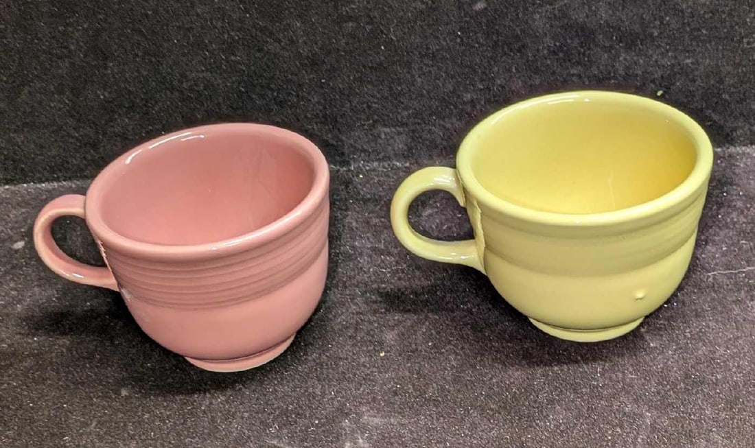 Four Fiestaware Flat Cups - 2