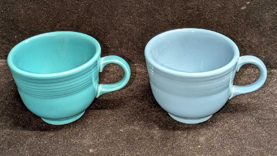 Four Fiestaware Flat Cups - 3