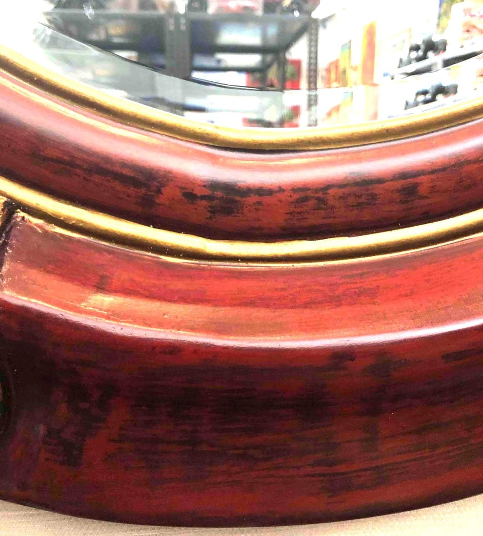 Large Decorative Round Wall Mirror - 7