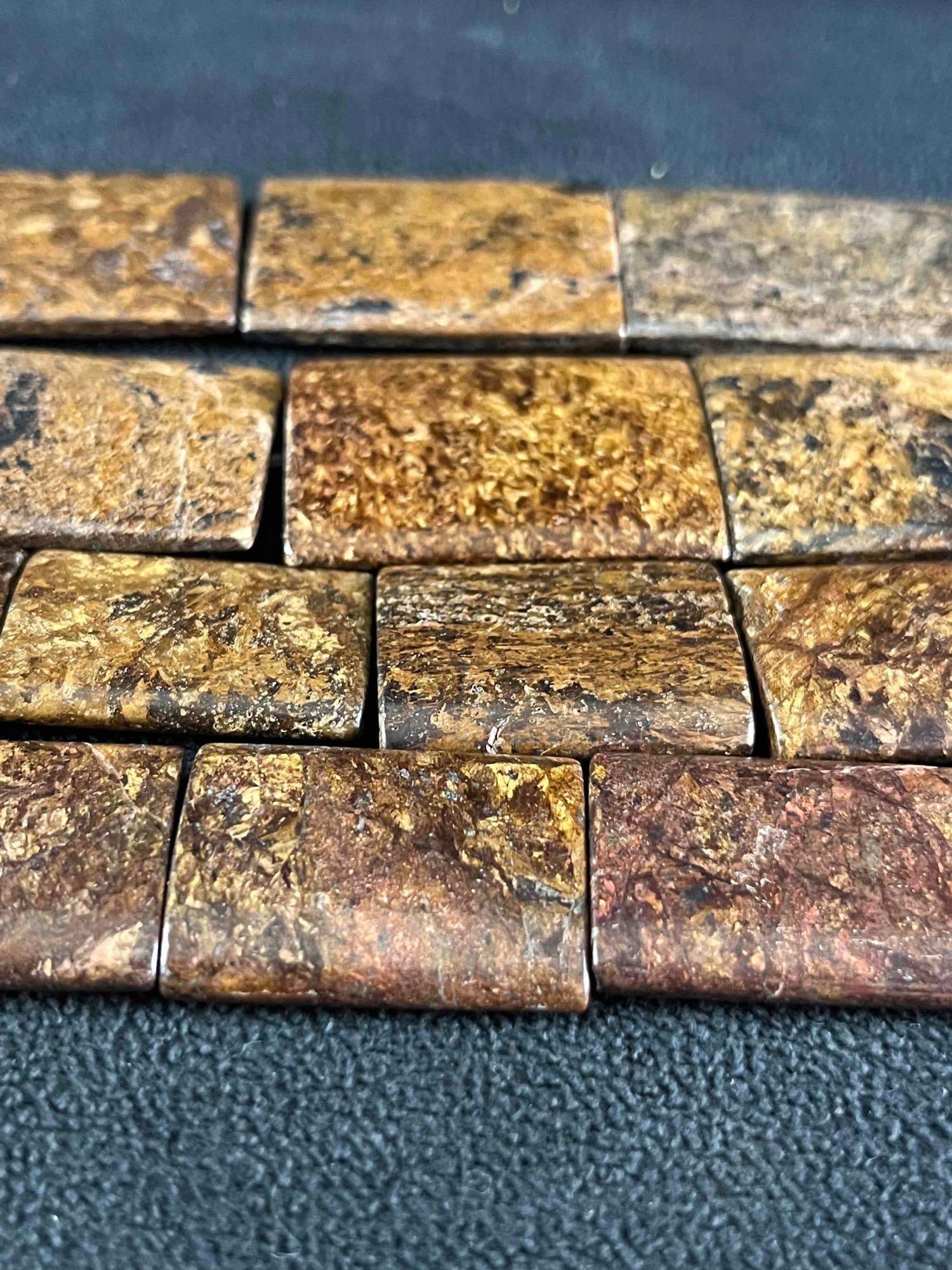 Bronzite Gemstone Rectangular Beads - 2