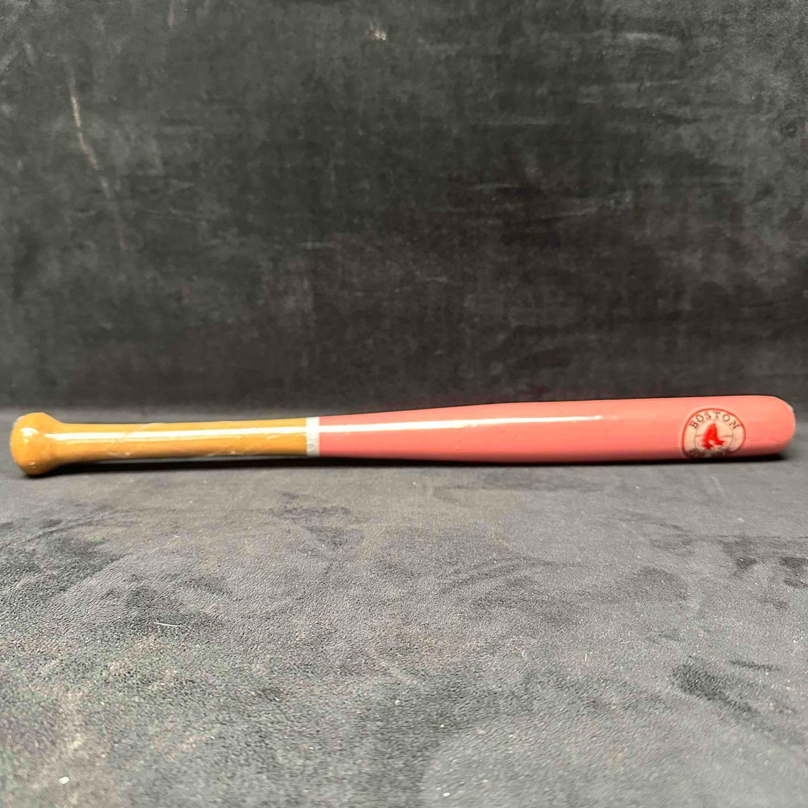 Boston Red Sox Pink Mini Small Baseball Bat 17 inch: Sealed in plastic like new. This item is in good like new, previously displayed condition with light wear, and surface scratches. Original tag still intact. Please reference all photos for full detail