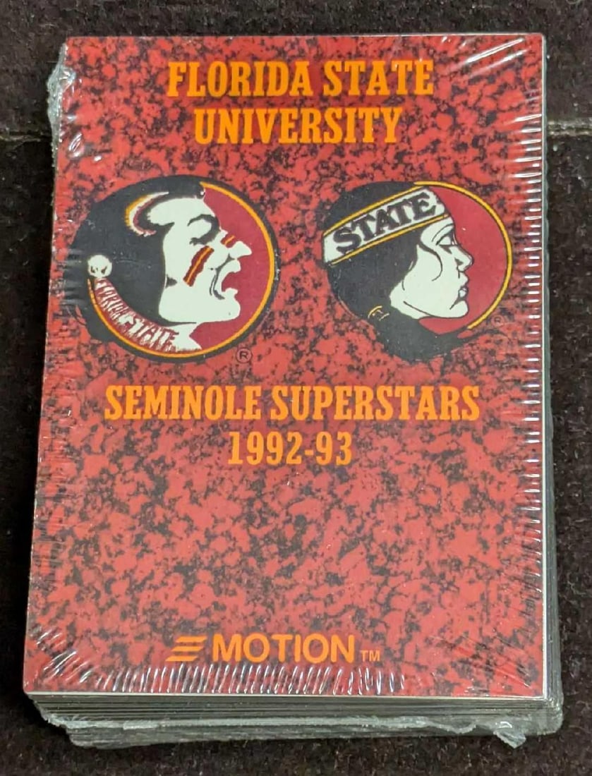 Sealed Florida State University Seminole Superstars 1992-1993 Motion Cards C (1 of 2)