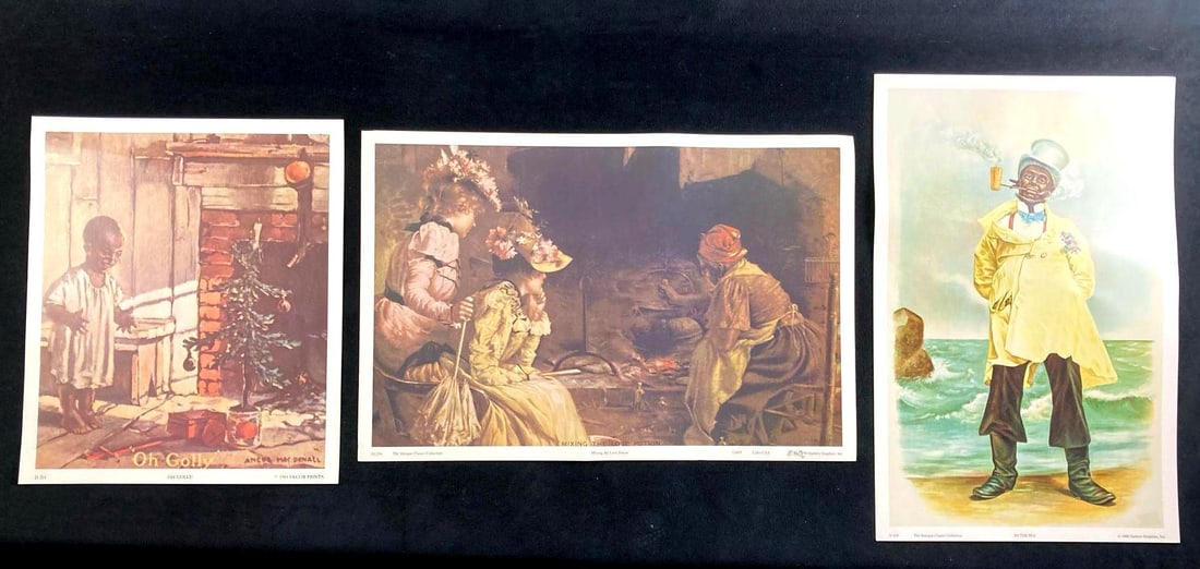 Set of (3) African American Prints Circa 1984: This lot includes: (3) Vintage African American Prints Circa 1984 Condition is used and see photographs for additional details. The prints date to the 1980's to the 1990's