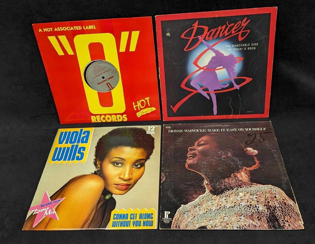 4 LPs Dionne Warwick Ronni Griffith Viola Wills (1 of 10)