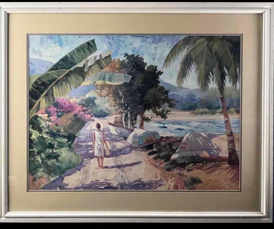 Water Color Print Tropical Art Print (1 of 9)