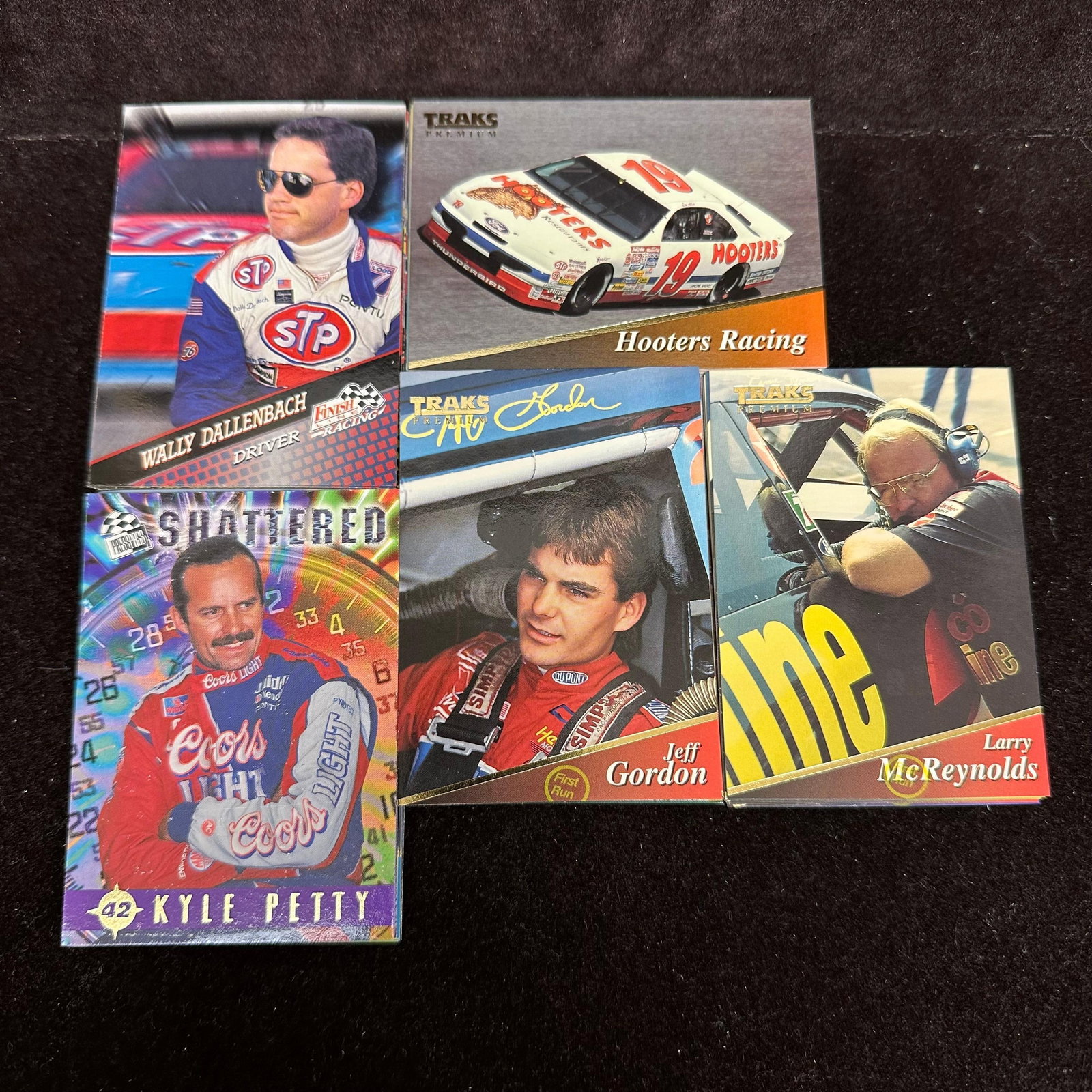 NASCAR Racing Trading Card Lot 120 Pc Press Pass Shattered Petty (1 of 6)