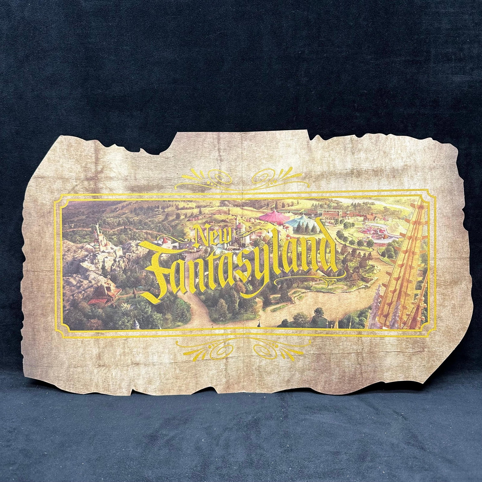 Disney Cast Member Exclusive New Fantasyland Map Paper Collectible (1 of 7)