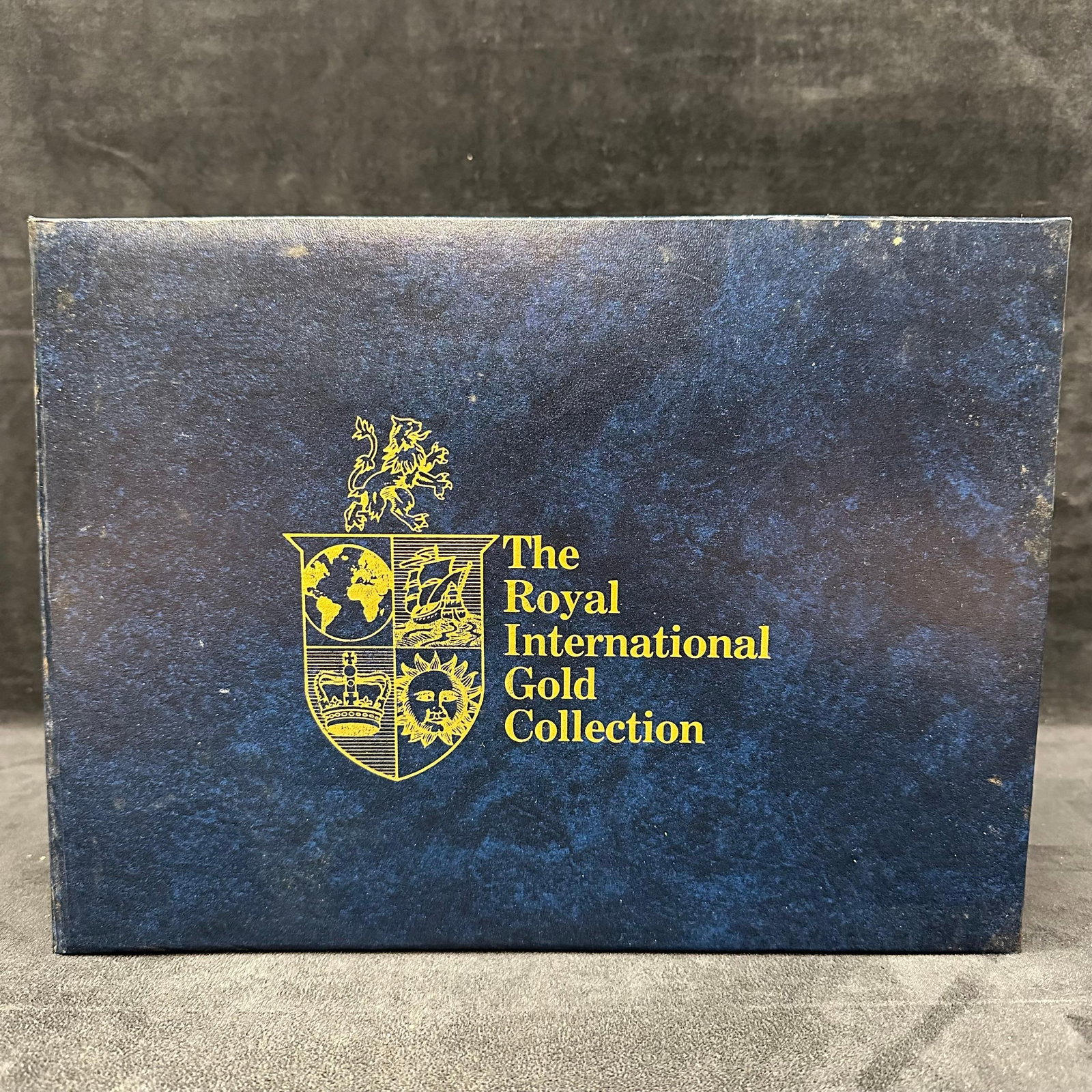 Royal International Gold Collection of Official First Day Covers Album: Complete presentation album titled The Royal International Gold Collection of Official First Day Covers. This is a limited edition philatelic collection produced for collectors and issued by the Inter