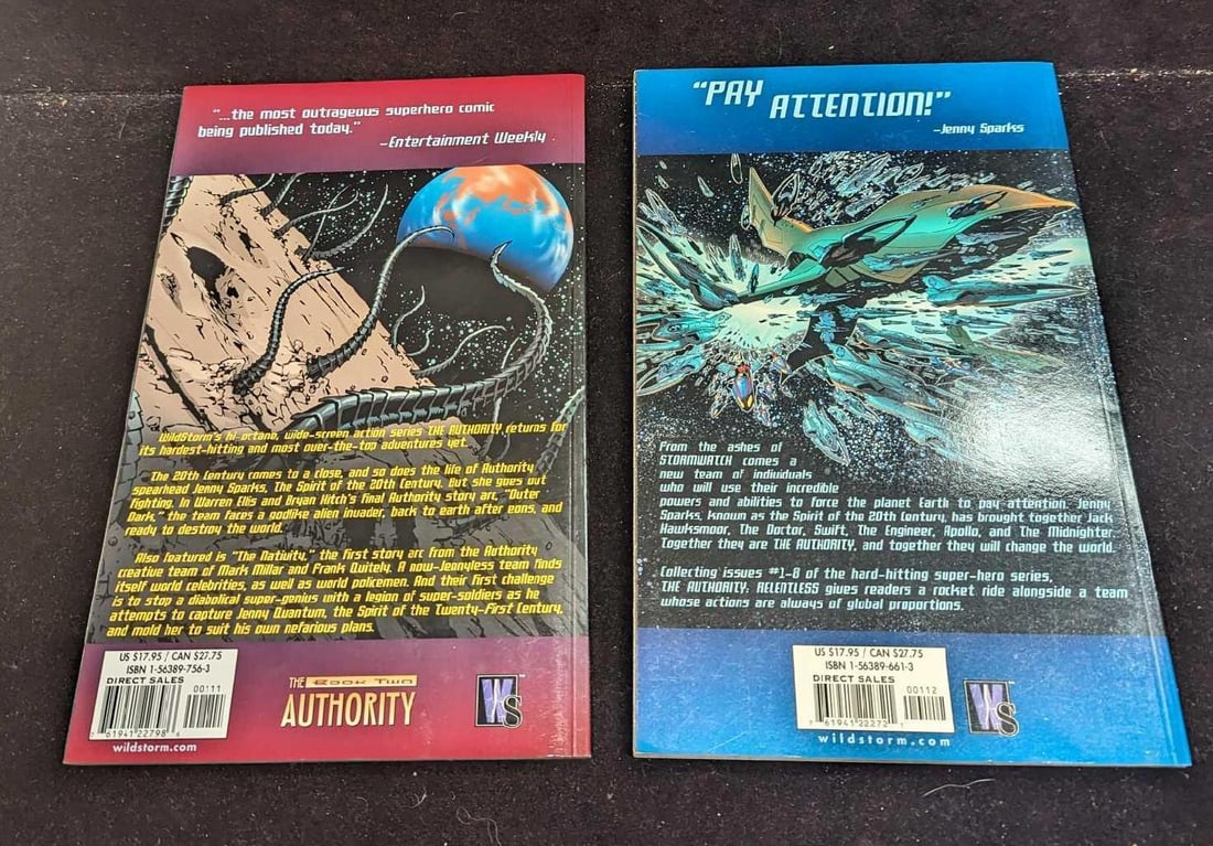 2 Wildstorm The Authority Paperback Comics - 6
