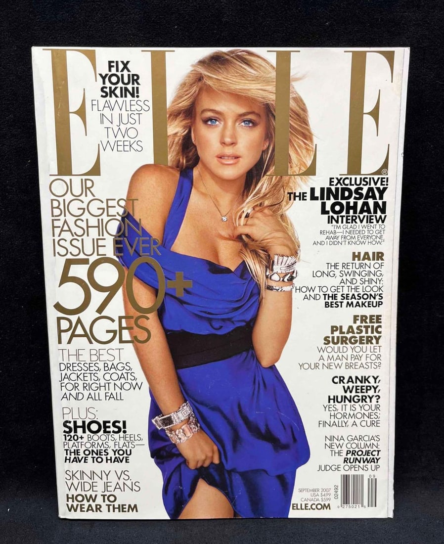 Elle Magazine September 2007 Lindsay Lohan (1 of 9)