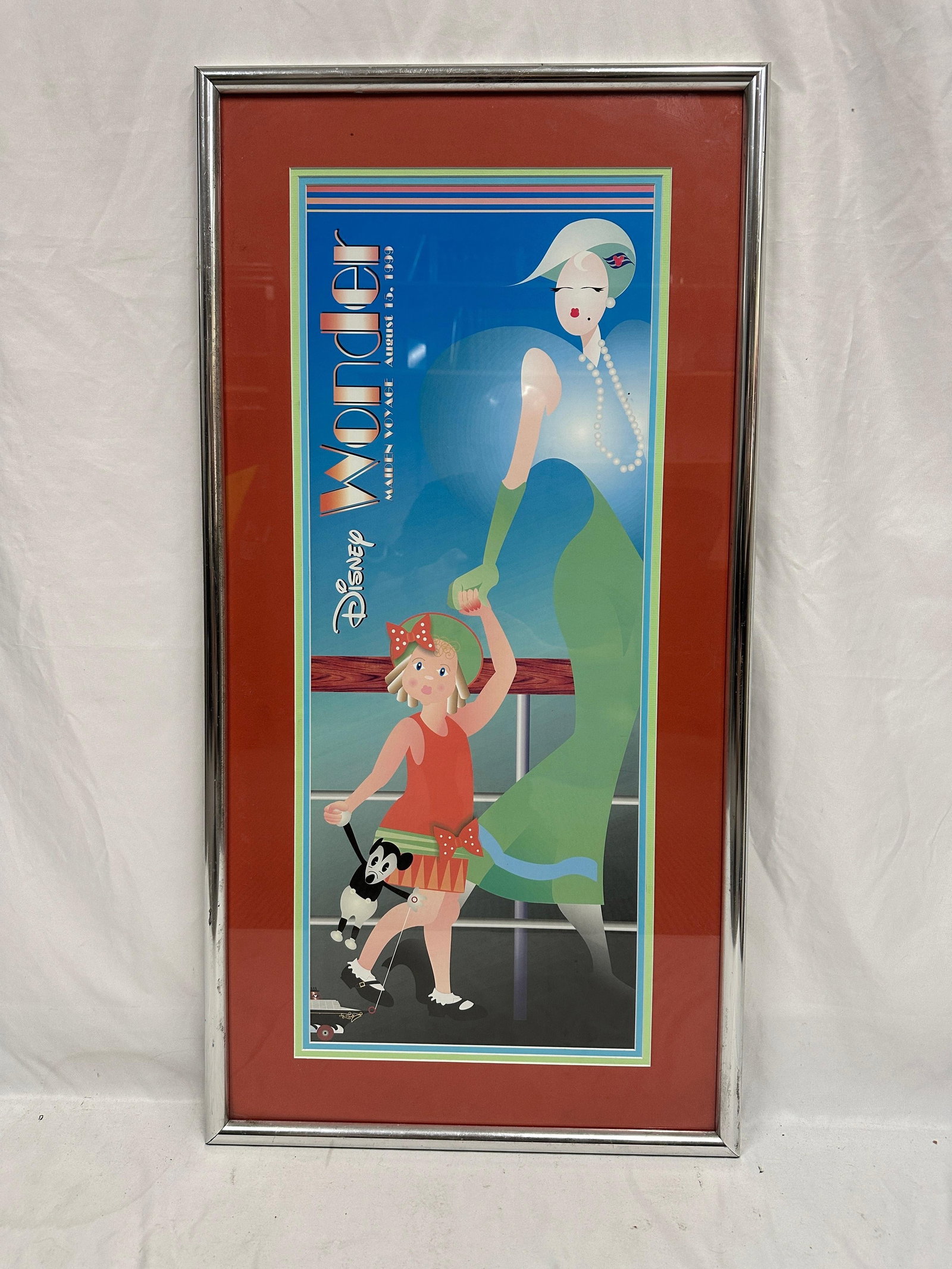 Disney Cruise Line Wonder Maiden Voyage August 99 Framed Print (1 of 5)