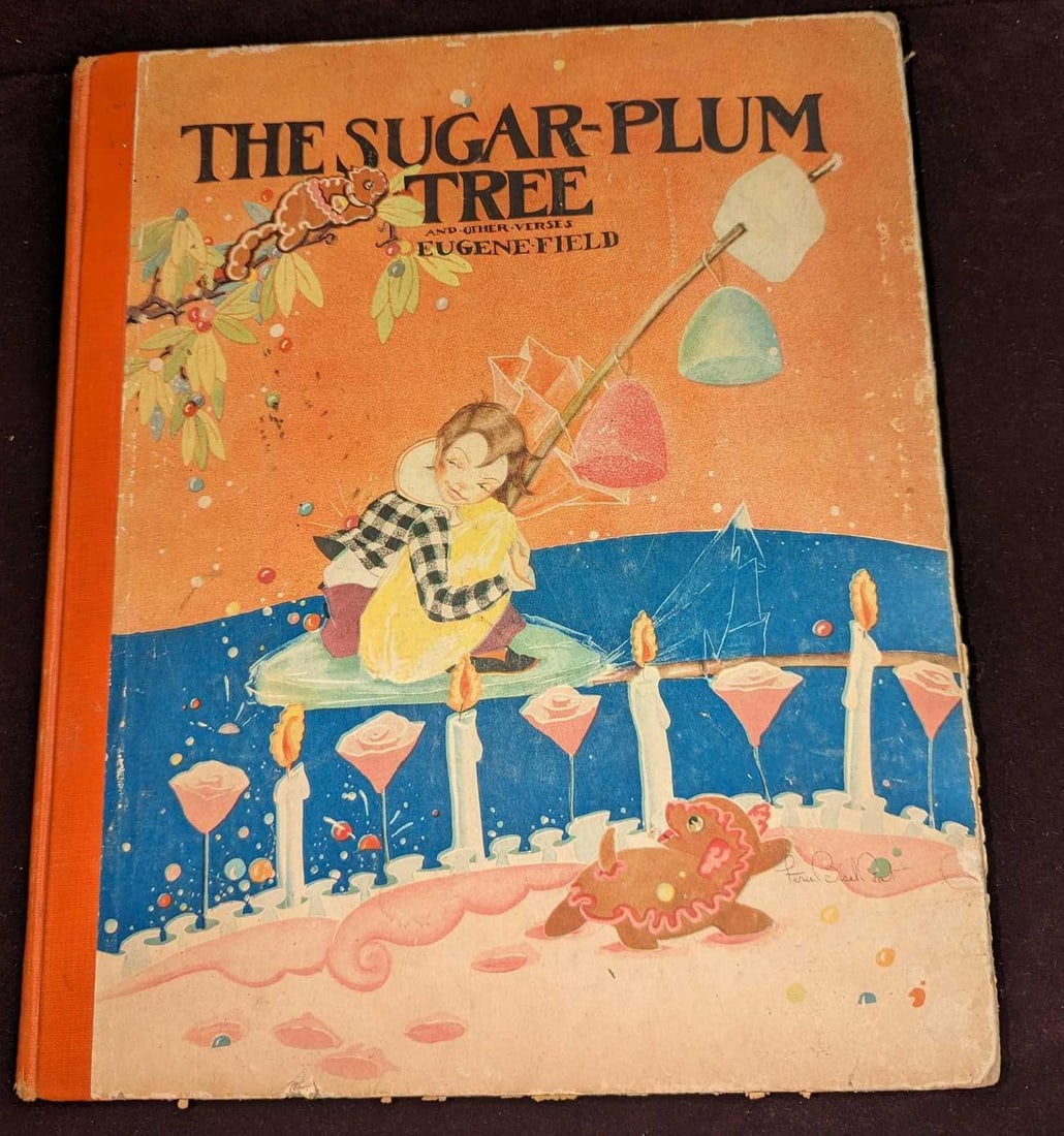 The Sugar-Plum Tree By Eugene Field Hardcover: The Sugar-Plum Tree By Eugene Field Hardcover. This was published by The Saalfeld Publishing Company (Ohio) and copyrighted in 1930. This is approx 10 1/4" x 3/4" x 12" and it weighed 2.17 lbs. There 