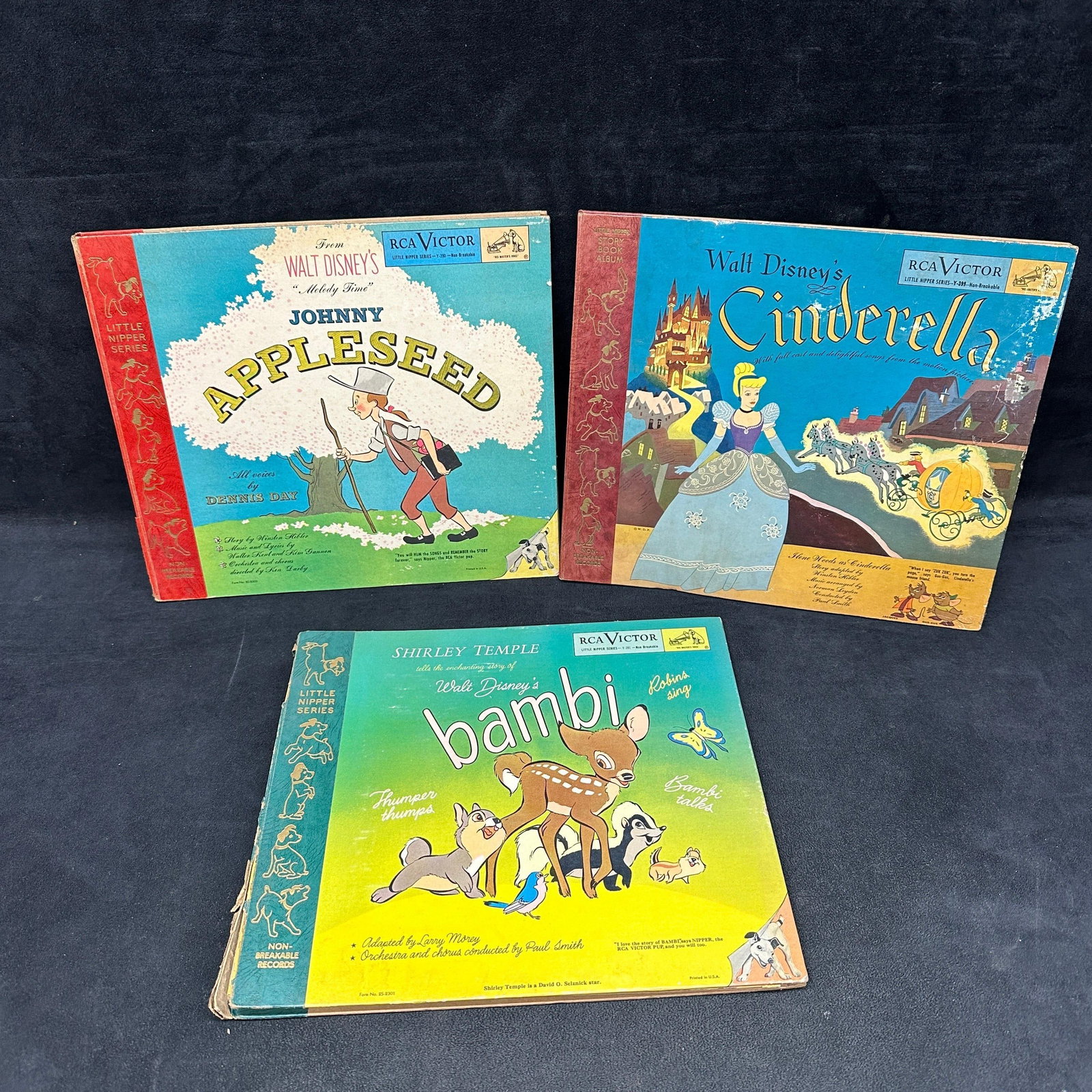 Walt Disney RCA Victor Little Nipper Series Record Book Collection (1 of 6)