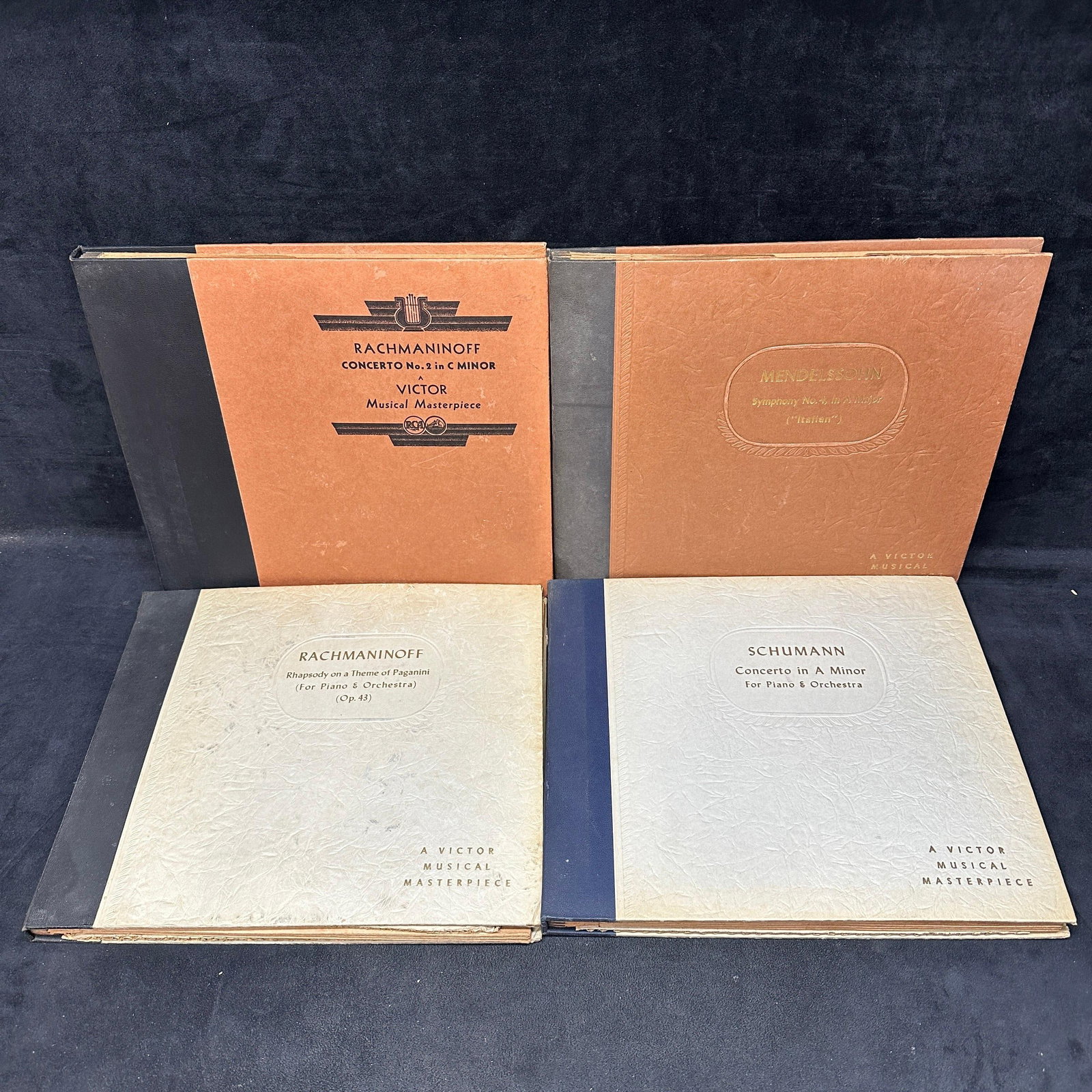Collection of Victor Musical Masterpiece Classical Record Albums Four (1 of 16)