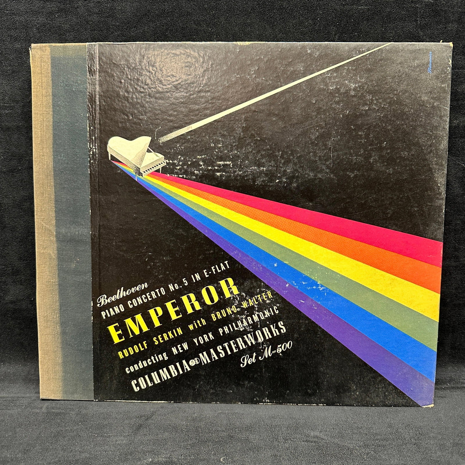 Columbia Masterworks Beethoven Emperor Piano Concerto 78 RPM Album (1 of 7)