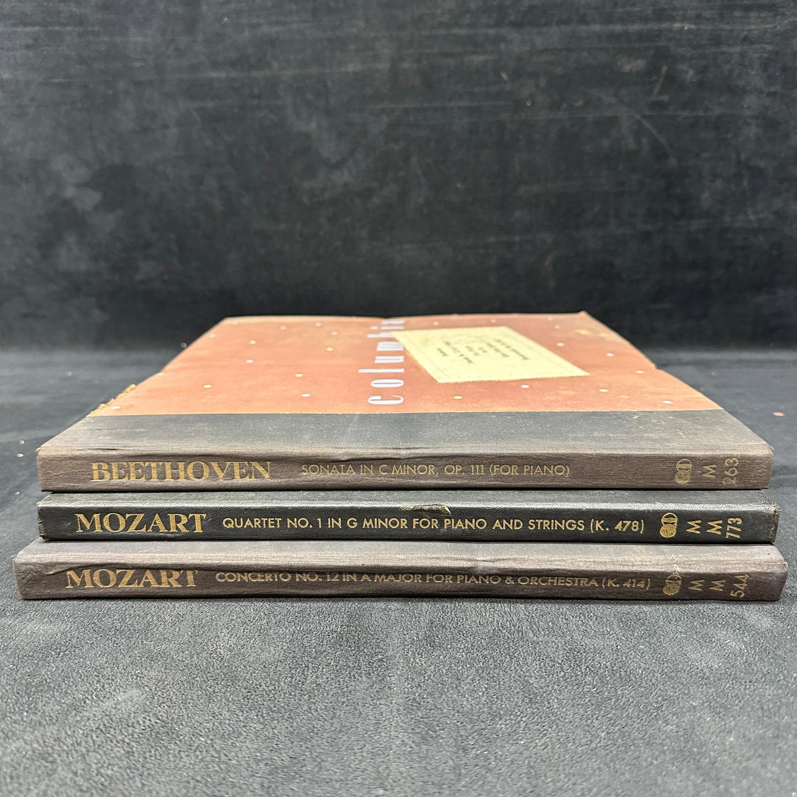 Collection of Columbia Masterworks Classical 78 RPM Record Albums (1 of 5)