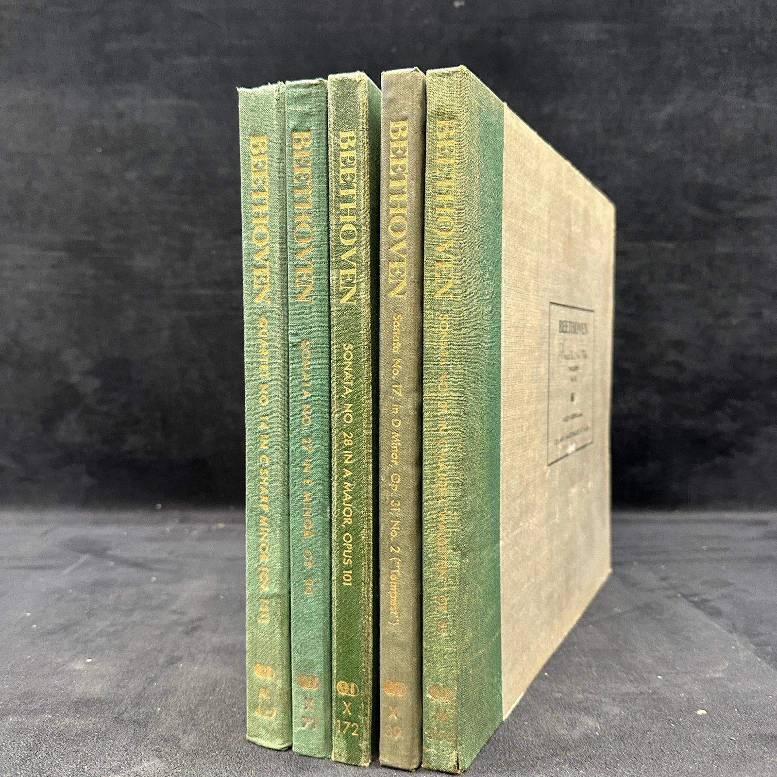 Collection of Beethoven Columbia Masterworks 78 RPM Record Albums (1 of 8)