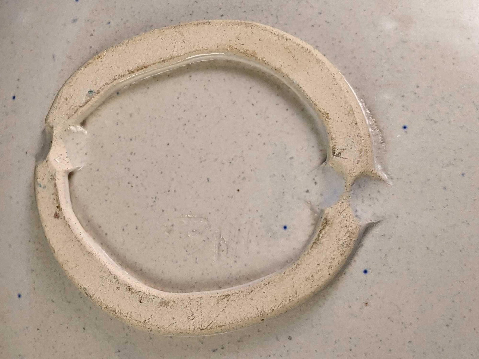 Handmade Textured Ceramic Serving Platter - 7