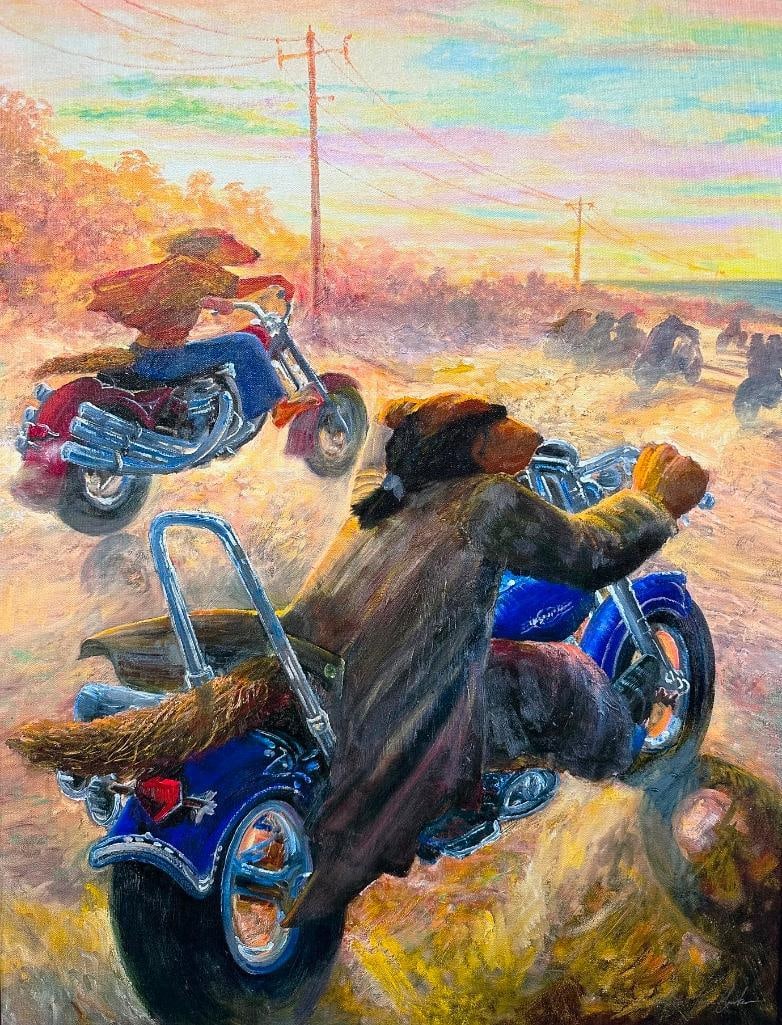 S&N Ivan Clarke "Bound for Beaconsfield" Framed?Gicl (1 of 8)