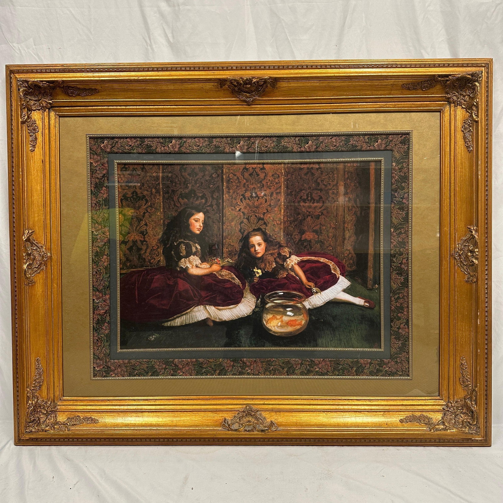 Victorian Style Framed The Sisters Leisure Interior Genre Reproduction Print R235 (1 of 8)