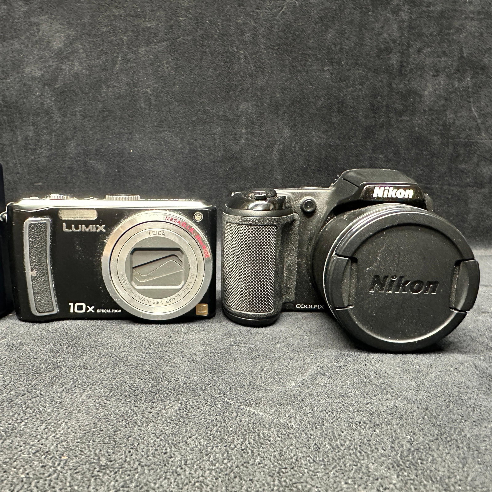 Nikon COOLPIX L330 and Panasonic Lumix DMC-TZ5 Digital Cameras Set (1 of 6)