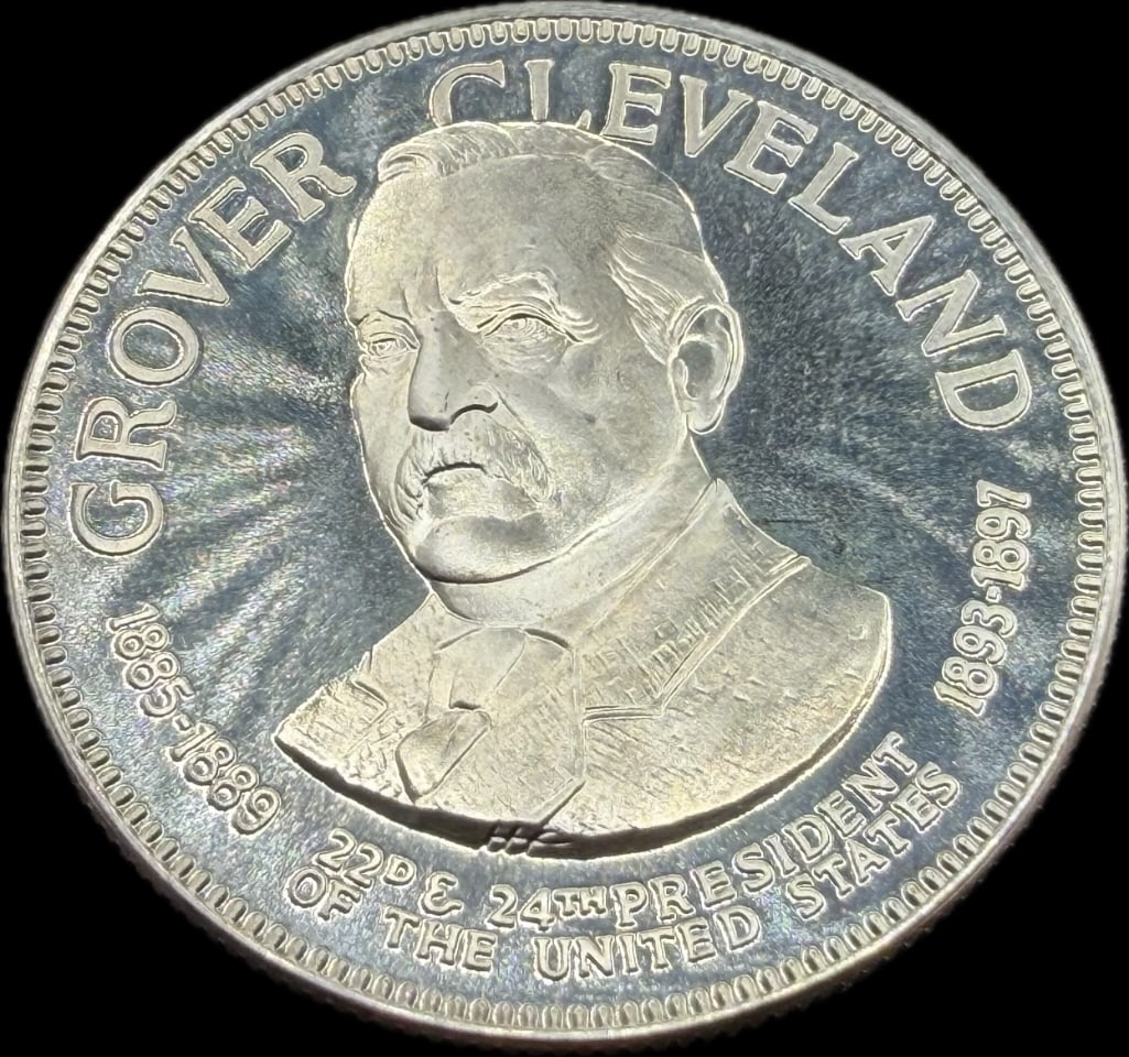 Grover Cleveland Sterling Silver Presidential Coin (1 of 2)