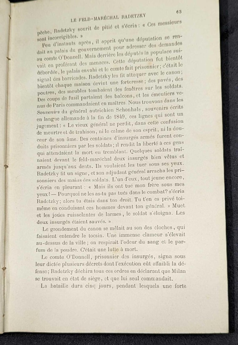 1884 Le General Ambert Cinq Epees Hardcover - 3