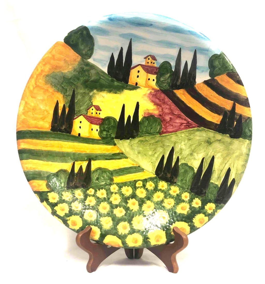 Handmade Ceramic Pottery Plate Art By Cheba Firenze (1 of 7)