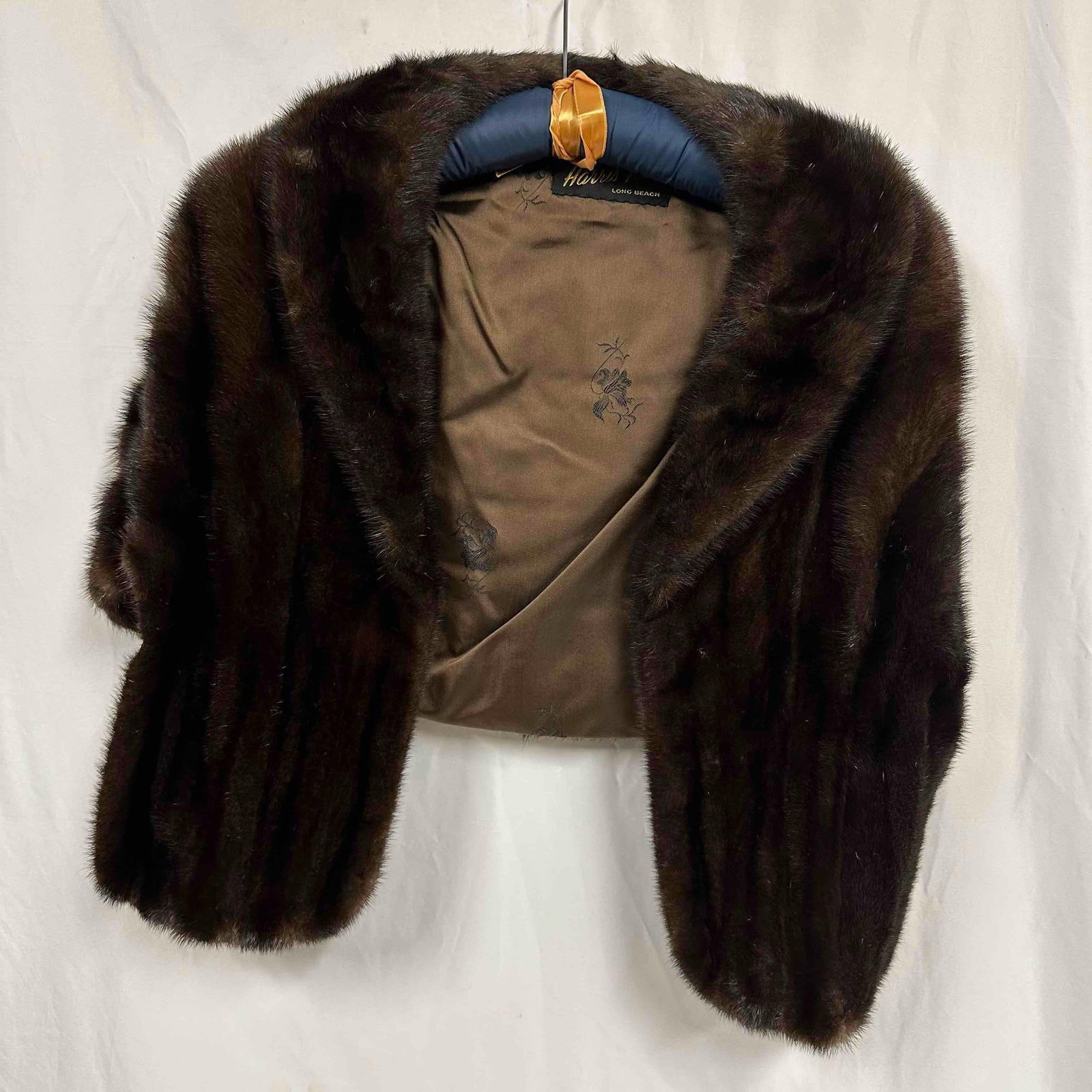 Vintage Mink Stole Wrap Shawl From Harris Furs Long Beach (1 of 10)