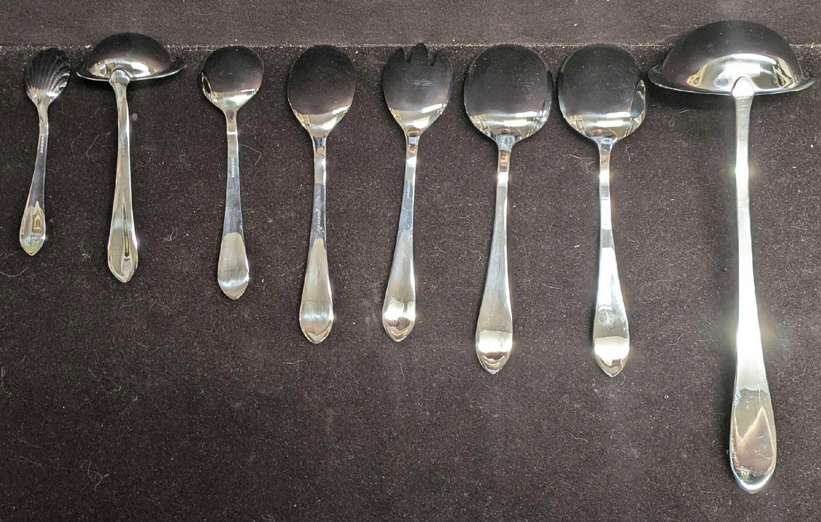 German 3Plus Solingen 18/10 Serving Spoons & Fork - 4