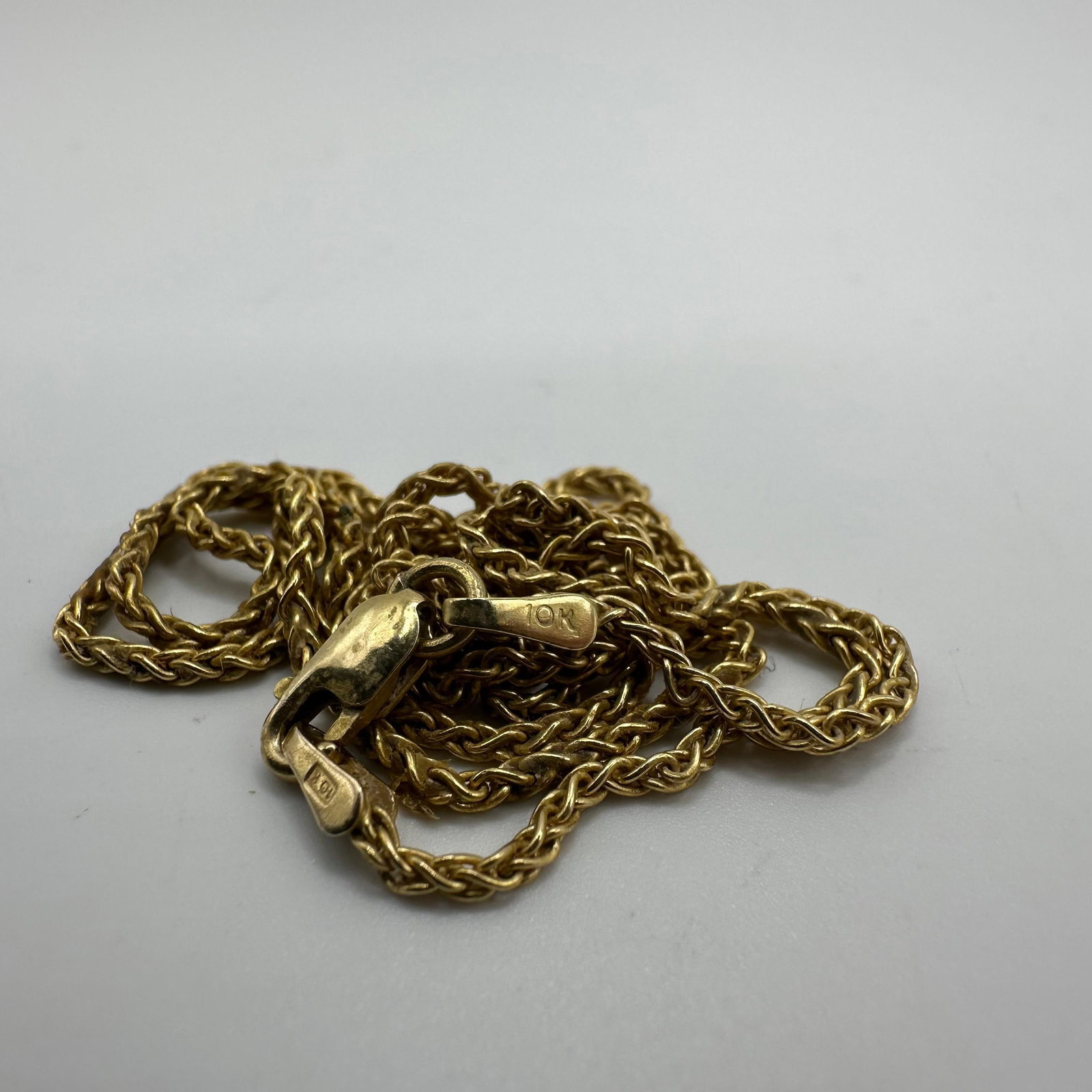 Italian 10K Rope Chain Gold Necklace W21: This item is in good pre-owned, previously used/displayed condition with noticeable light wear and surface scratches. Please reference all photos for full details. This piece of jewelry has been teste