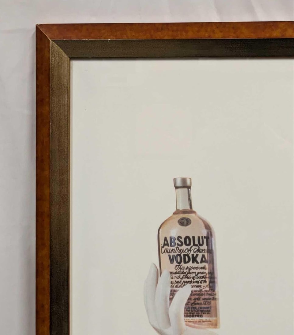 Framed S&N Absolut Vodka Daniel Meyer Print - 5