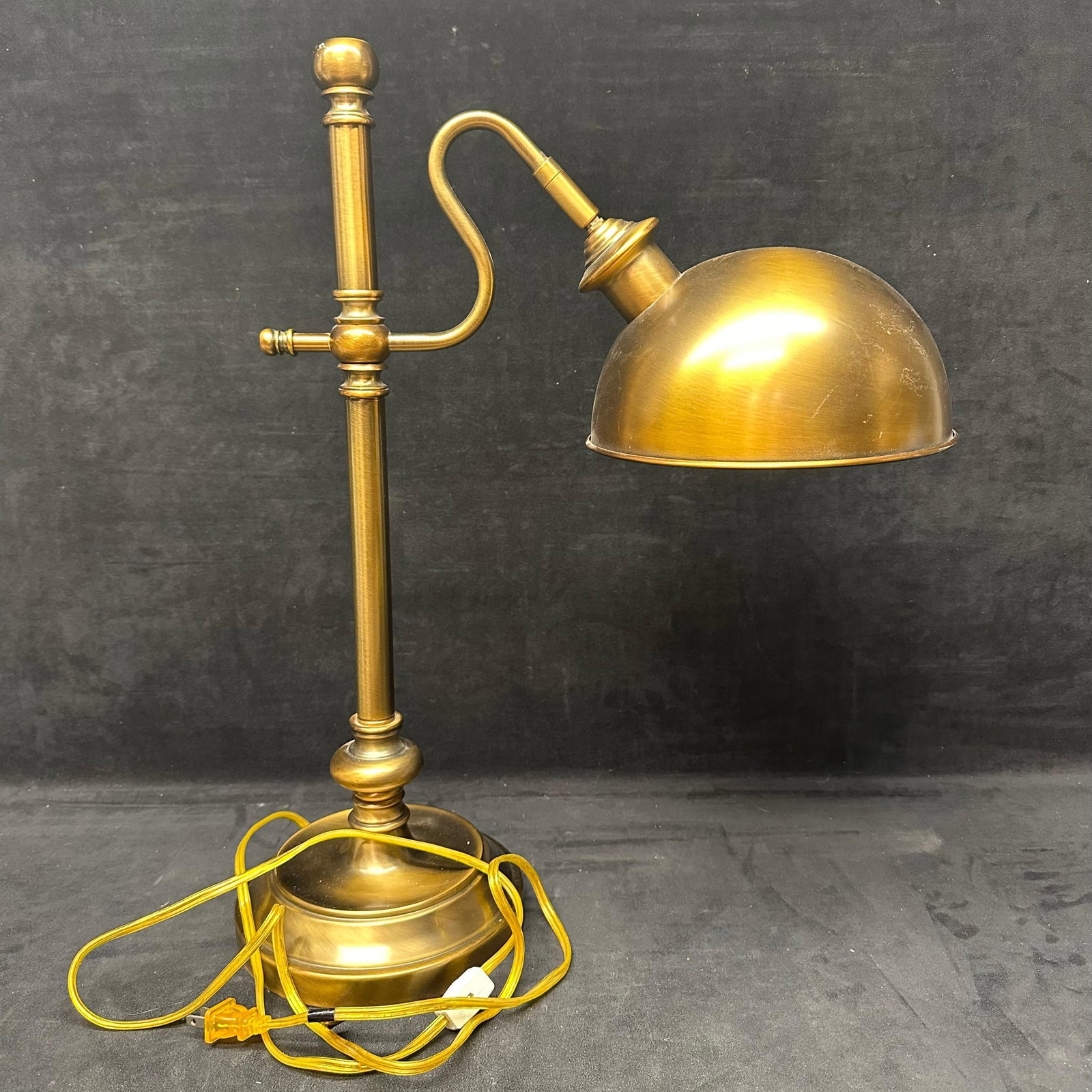 Dome Brass Adjustable Desk Lamp - 3