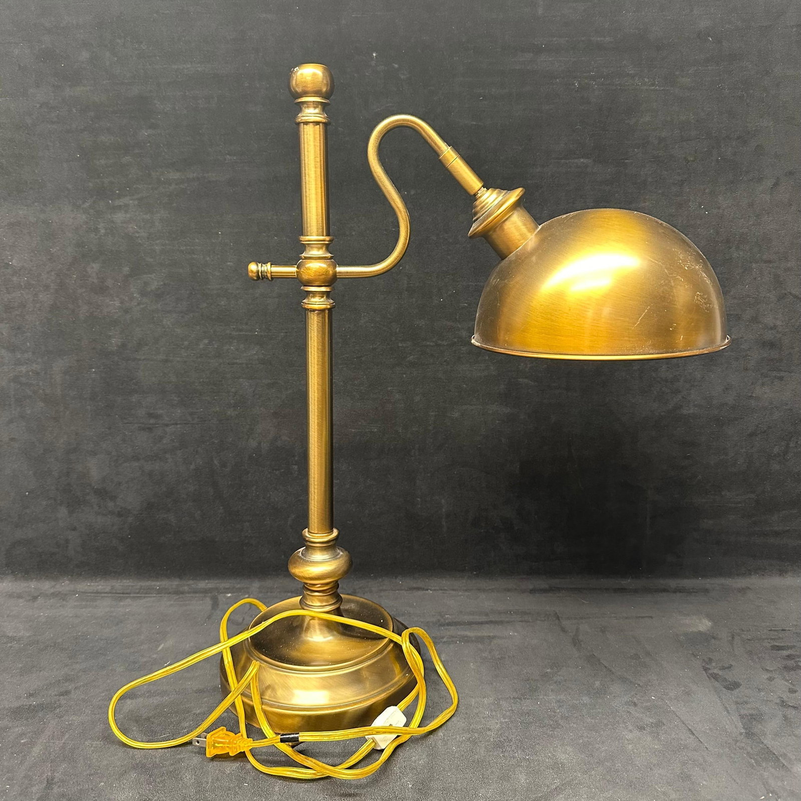Dome Brass Adjustable Desk Lamp - 4
