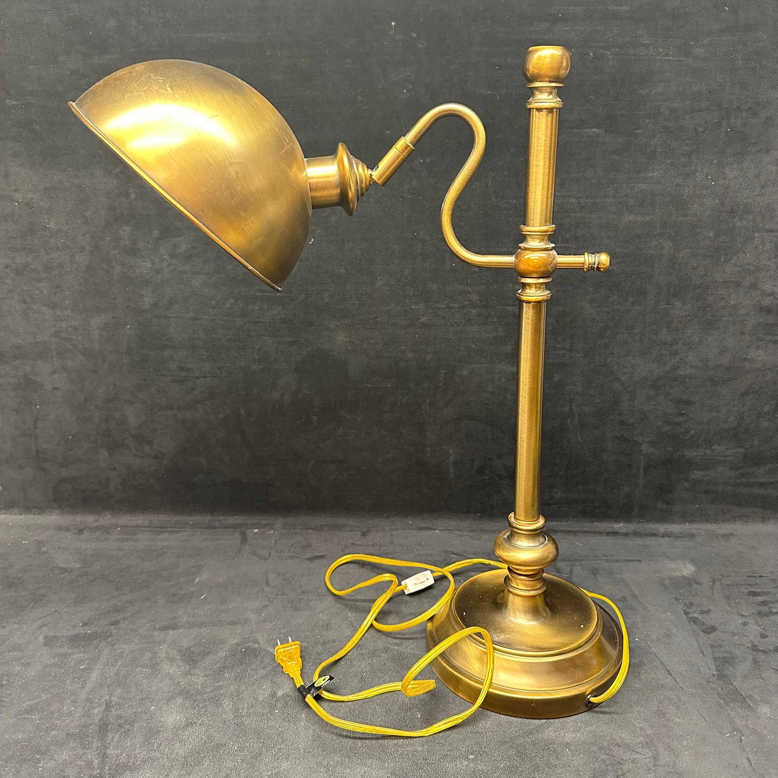 Dome Brass Adjustable Desk Lamp - 5