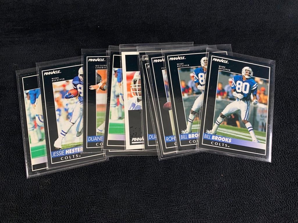 11 Pinnacle Colts Football Cards 1992 (1 of 4)