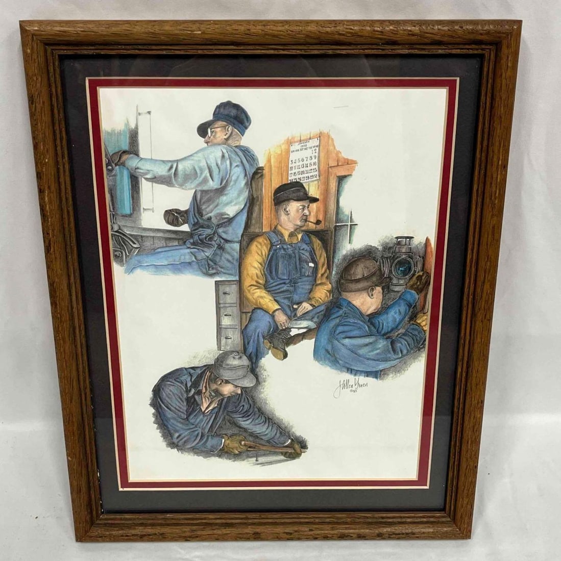 J. Allen Gruen Framed Print 1983 (1 of 5)