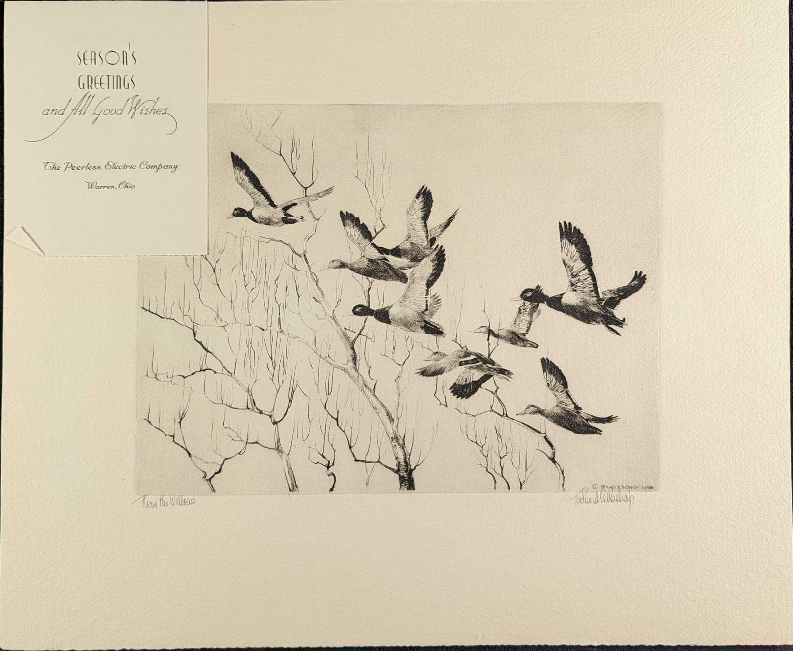 Original Richard E Bishop Etching - 2