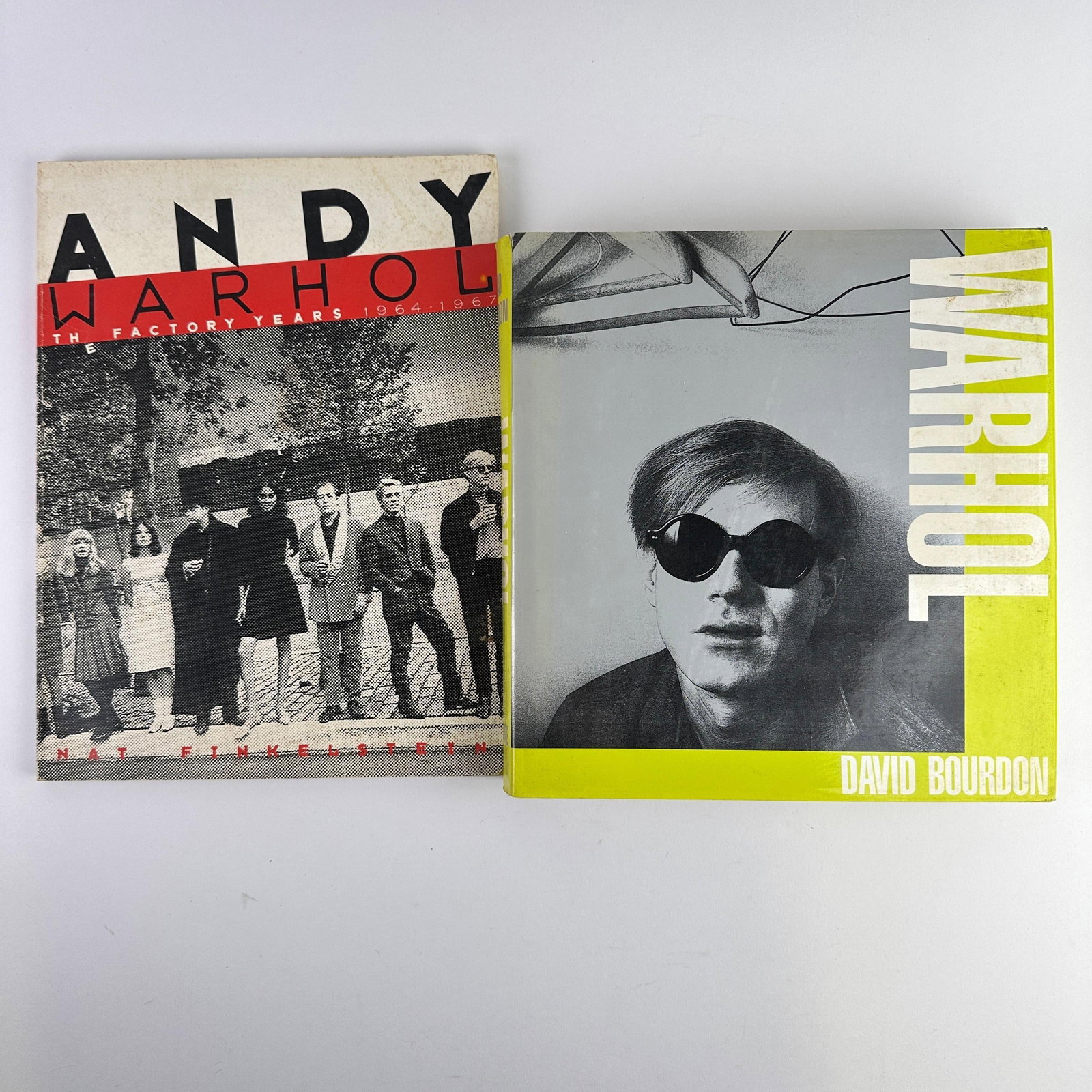 Warhol by David Bourdon Hardcover and Andy Warhol The Factory Years Softcover (1 of 8)